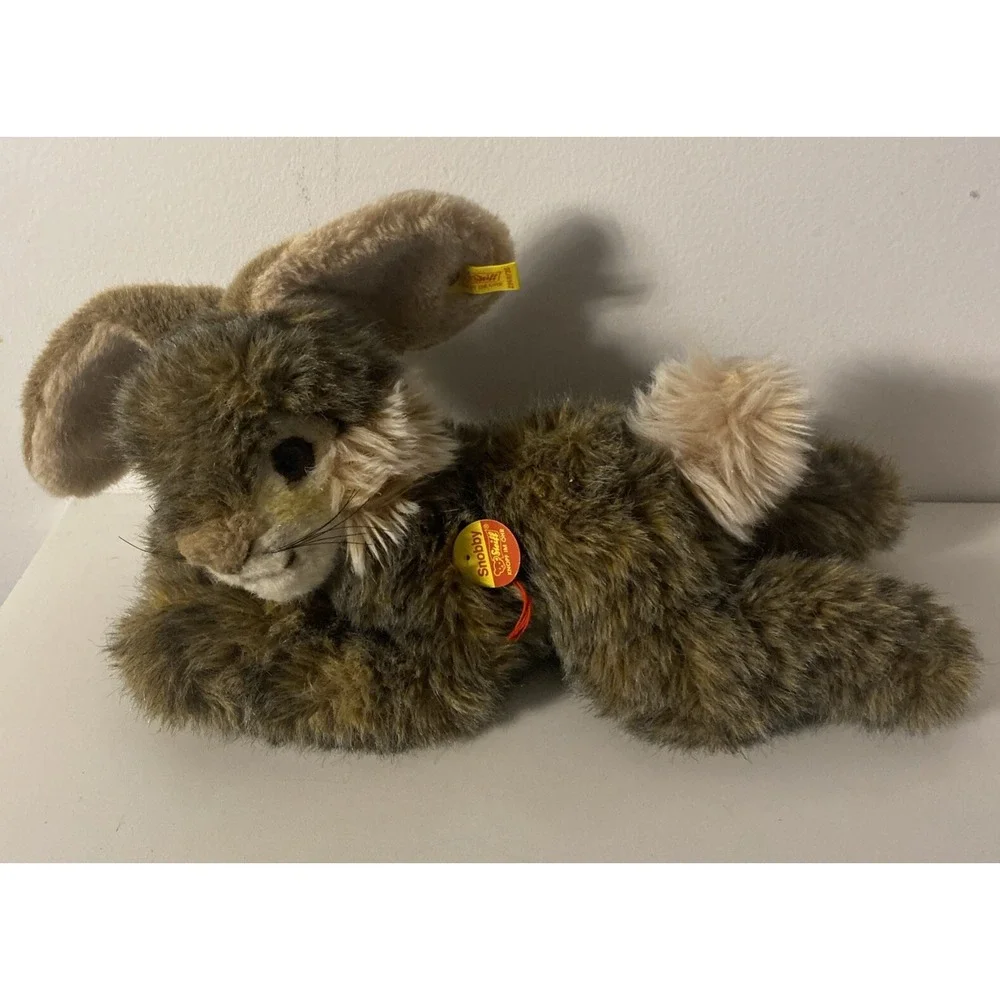 Steiff 2968/35 Snobby Brown Bunny Rabbit Plush Vintage Stuffed Animal